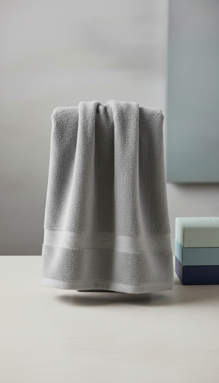 Pebble Grey Bath Sheet