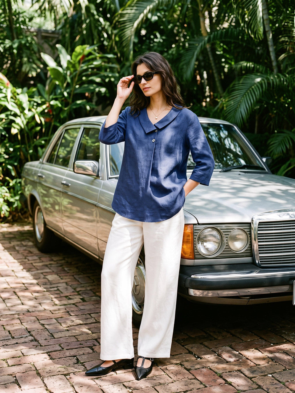 100% Linen Classic Pants LYON